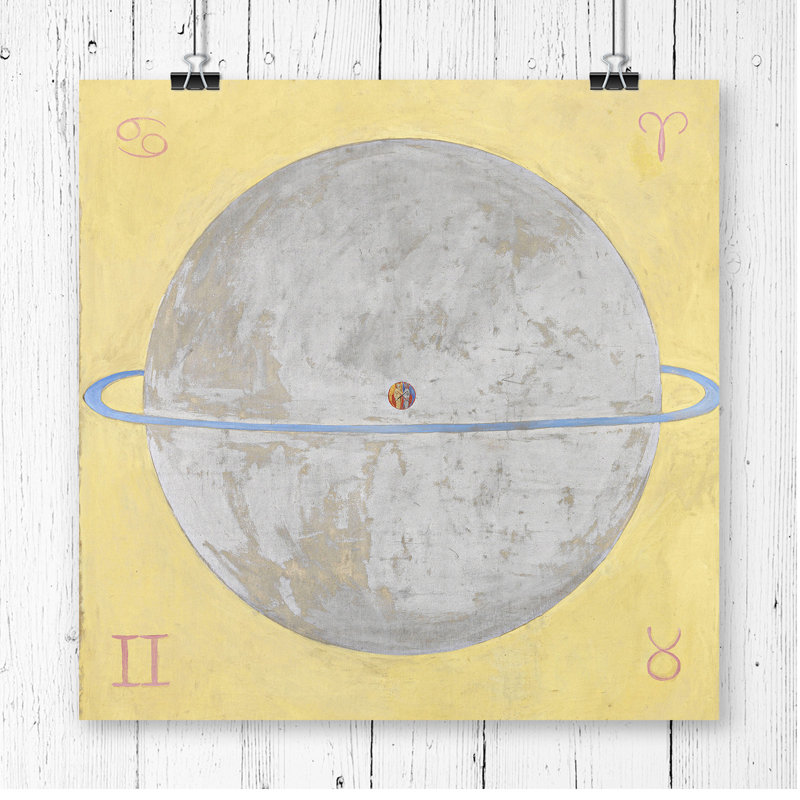 East Urban Home Poster „Work“ von Hilma af Klint